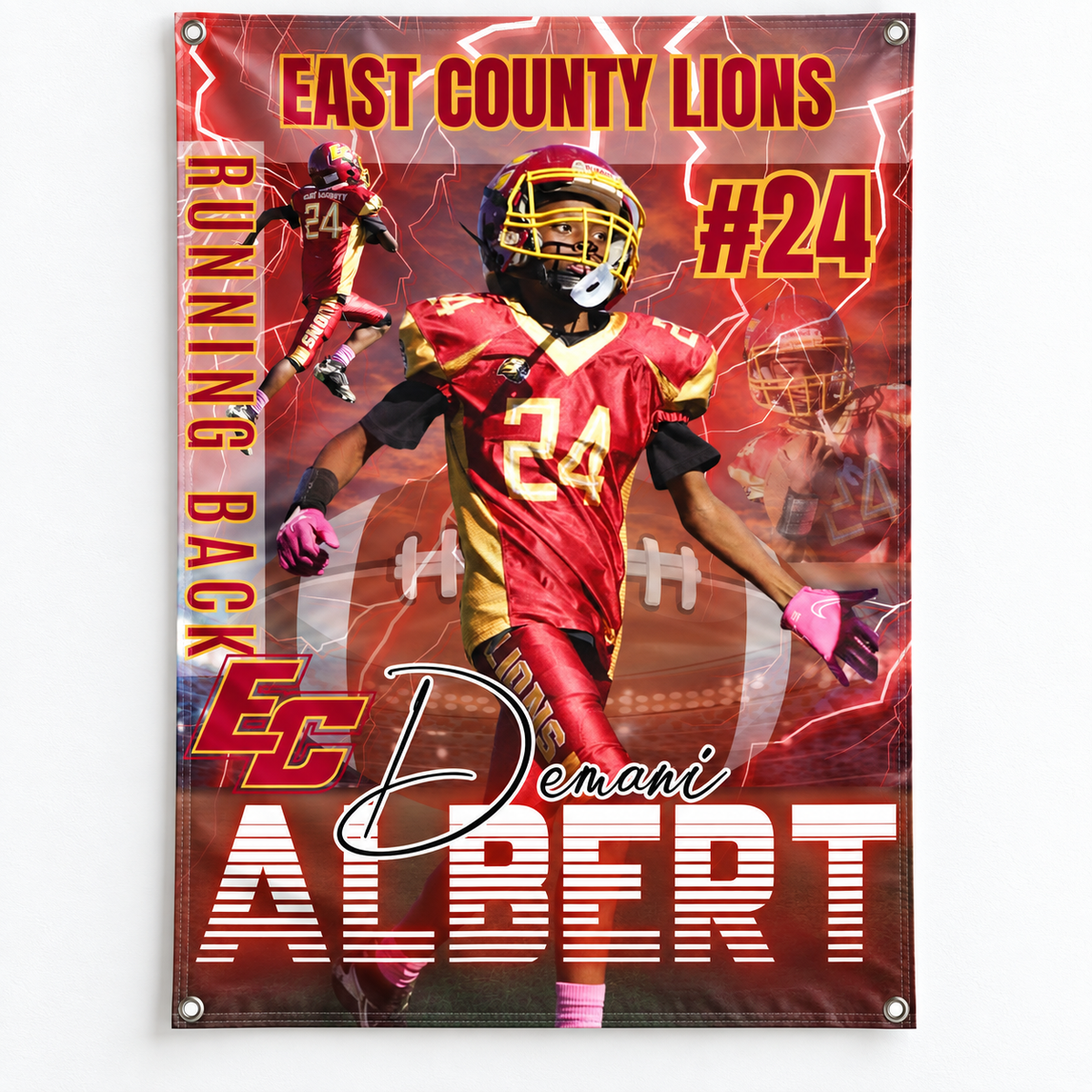 Custom Homecoming & Senior Night Banner — 2 × 3 ft