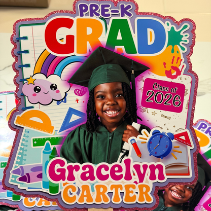 Graduation Fans | Custom Photo Graduation Fans | Personalized Grad Keepsake