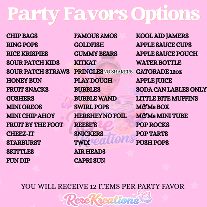 Ultimate Party Favor Bundle – Custom Party Set (Fully Assembled or DIY)