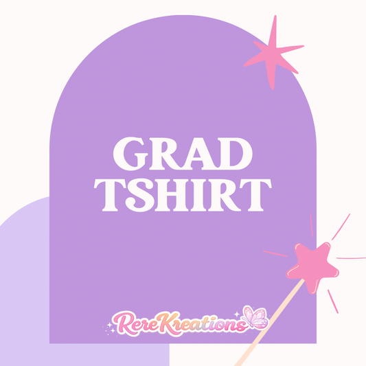Custom Graduation T-Shirt – Personalized Grad Shirt (Front Design Only, Any School & Year)