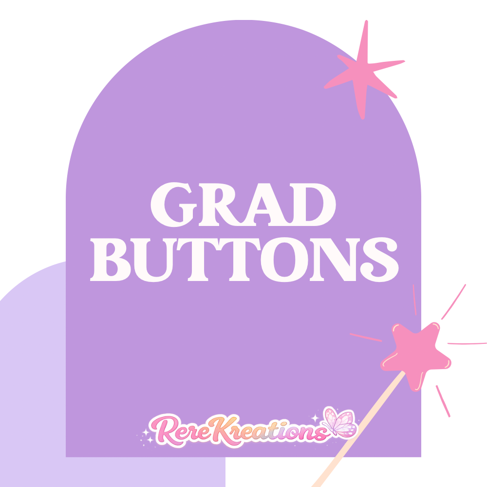 Custom Graduation Photo Buttons – Class of 2026 | Personalized Grad Pins | School Colors Keepsake