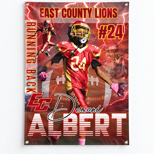 Custom Homecoming & Senior Night Banner — 2 × 3 ft